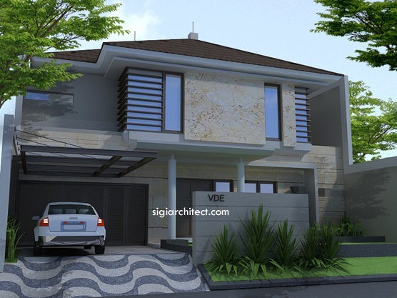 Desain Fasad Belakang Rumah Tropis Minimalis Ide Kreasi Rumah