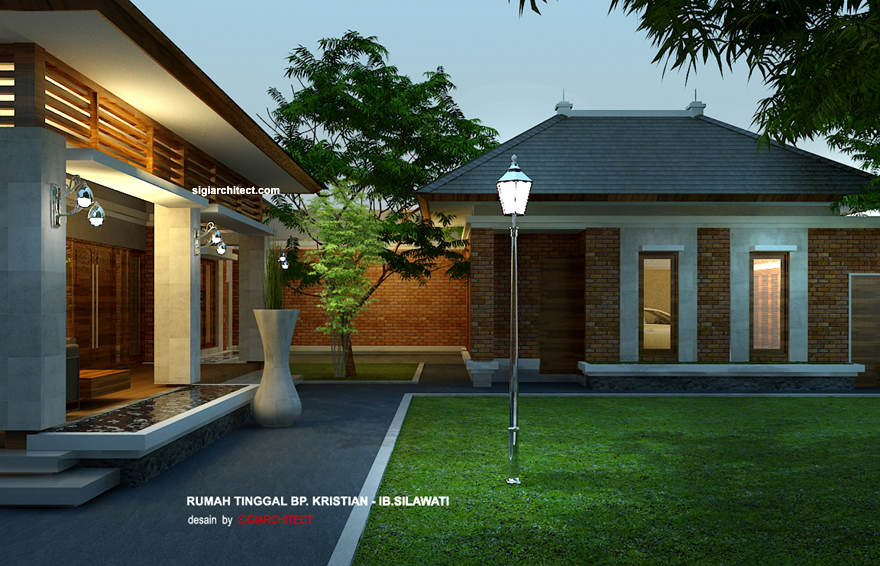  Desain  Rumah  Joglo  Villa Tropis