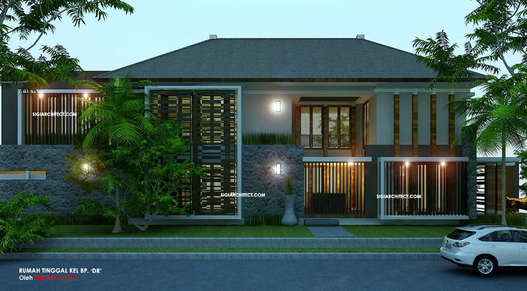  Desain  Rumah  Pojok Desain  Unik Tropis  Modern 