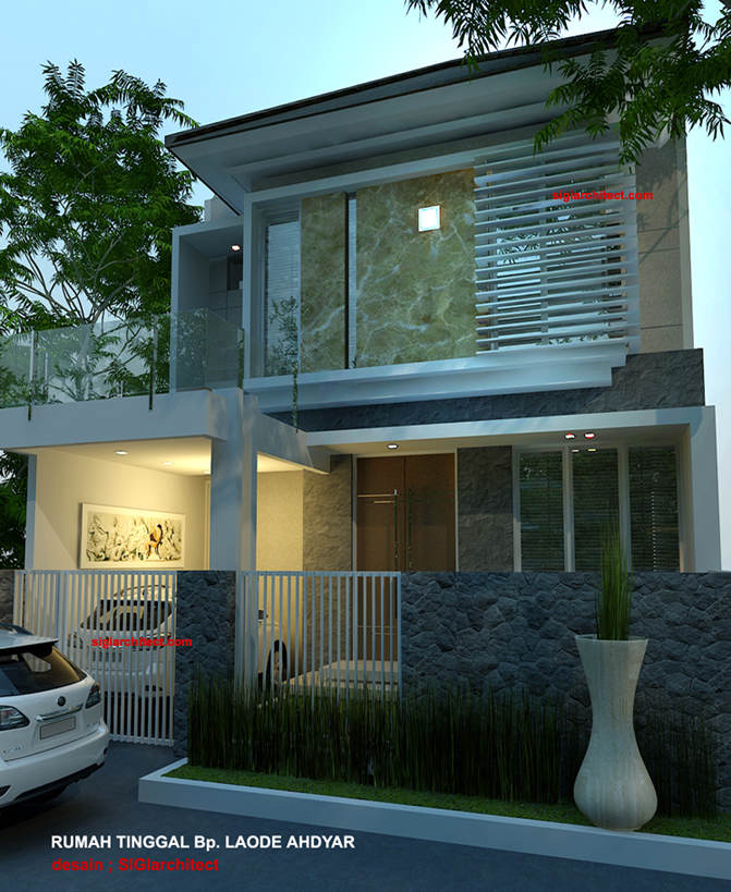  Denah  Rumah  Minimalis Model Rumah  2  Lantai 