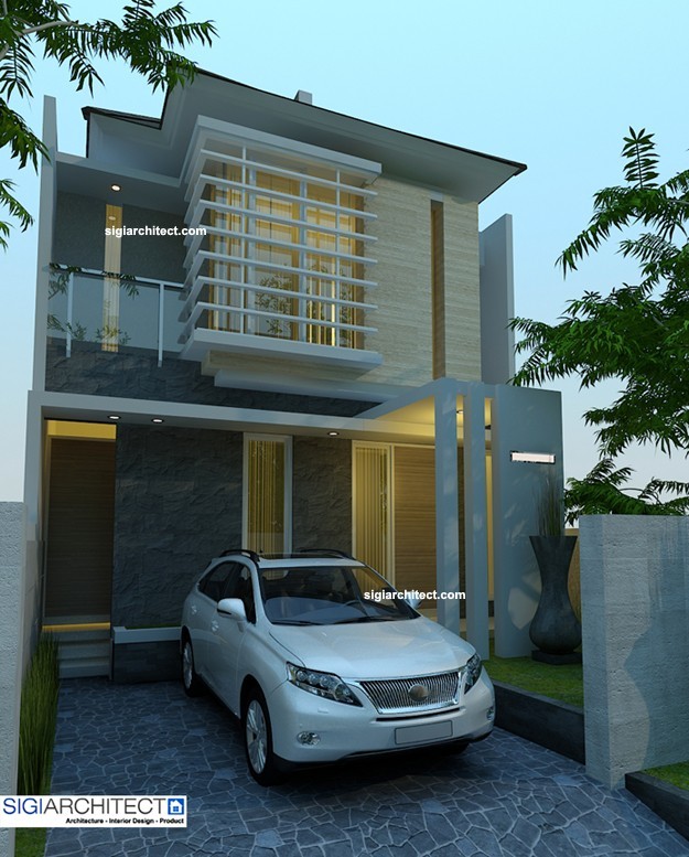 Desain Rumah urban 2-Lantai di BEKASI
