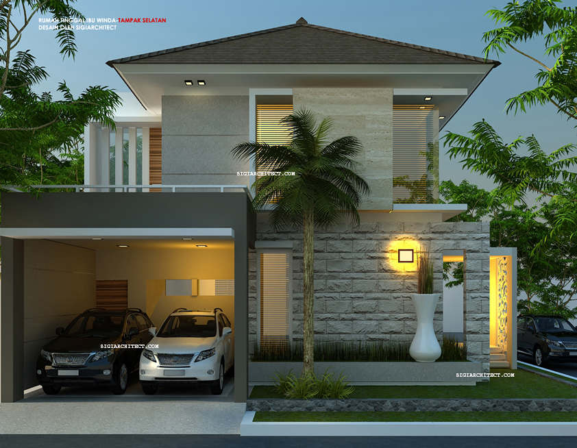 Model Rumah Hook 2 Lantai