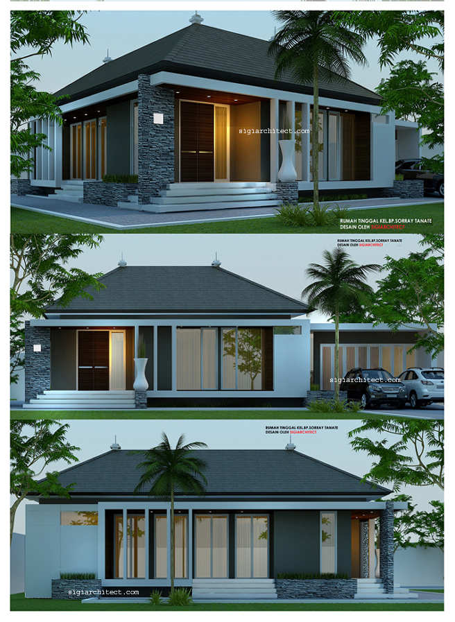 desain rumah minimalis elegan 1 lantai - Desain Rumah 1 Lantai Terbaru