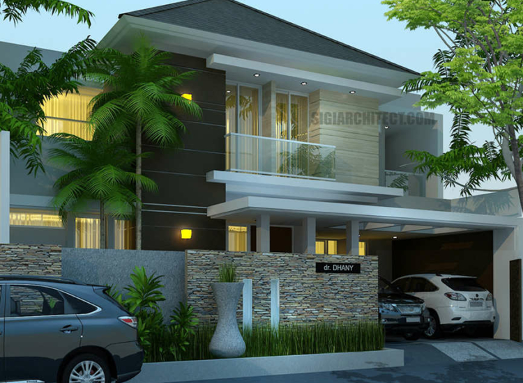 Model Rumah Mewah 2 Lantai_14 X15 M2
