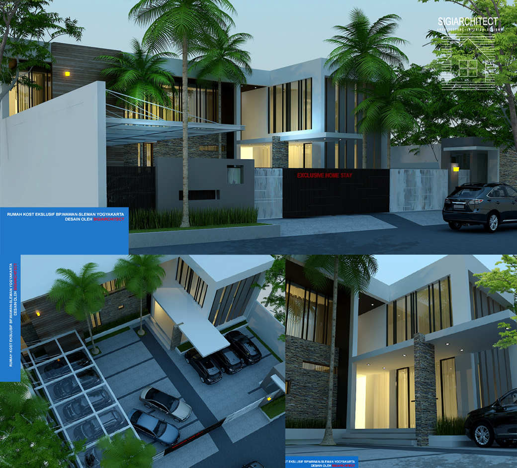 Gambar Desain Rumah Kost Minimalis 2 Lantai Terbaru Desain Rumah