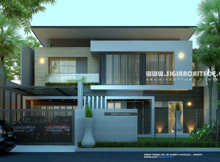 Rumah Mewah 2 lantai & Kolam Renang Privat, Desain Modern Minimalis