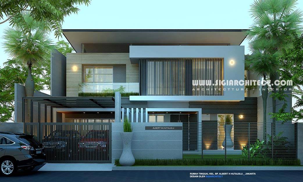  Rumah  Mewah 2  Lantai  Kolam Renang Privat Modern  Minimalis 