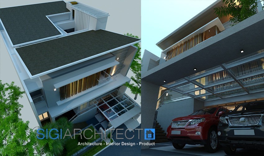 Model Rumah Minimalis Modern 3 Lantai_Desain Rumah Mewah