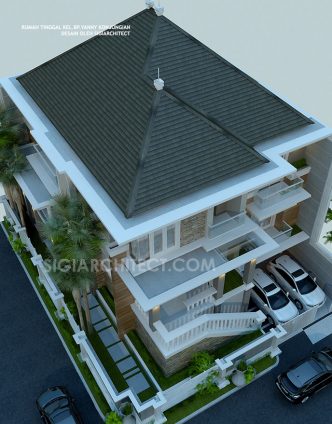 Desain Rumah Kantor Interior Tropis Minimalis