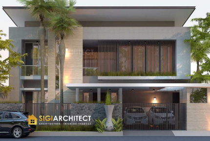 Denah Rumah Minimalis Tropis | Model Rumah 2 Lantai