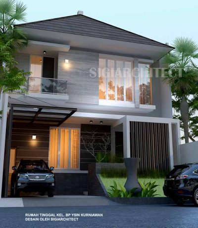 rumah 2 lantai type 250 m2 rumah modern minimalis