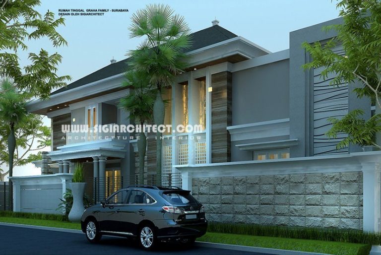 jasa arsitek surabaya desain rumah graha family surabaya 3