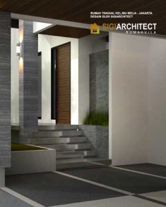 desain rumah hook minimalis modern 2021, 2 lantai tipe 400 m2