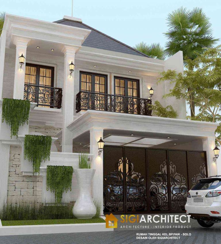 desain rumah 2 lantai – Jasa Arsitek Desain Rumah Tropis, Villa Mewah