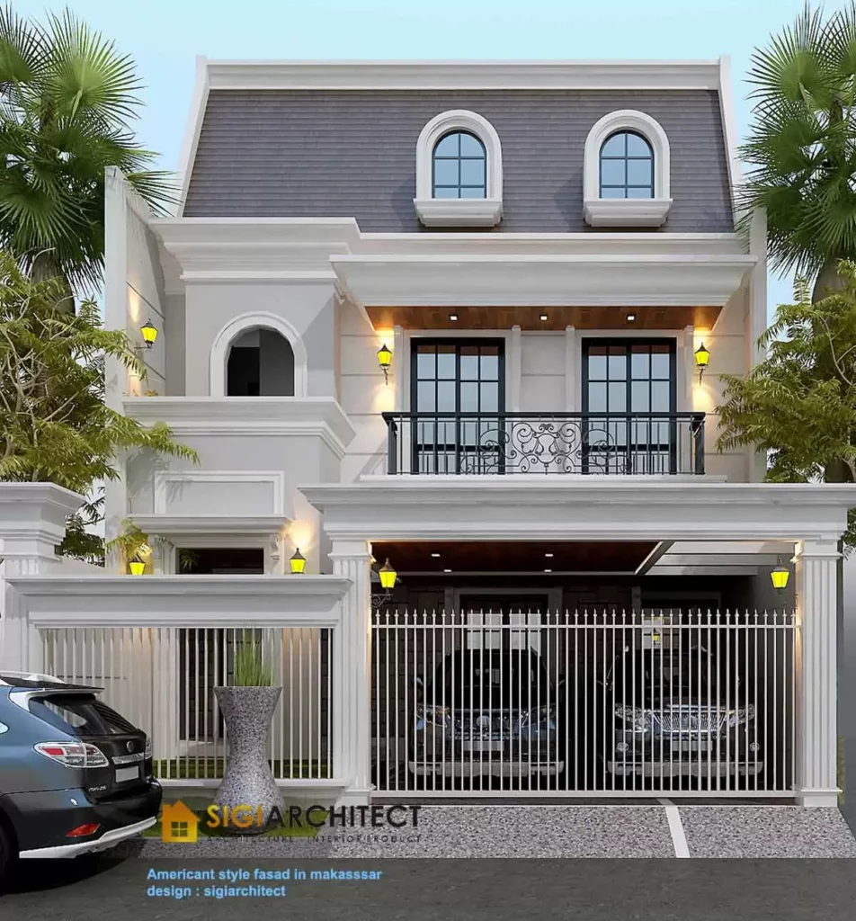 Desain Rumah American Klasik Bp Wardie 2