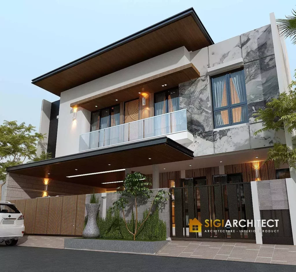 desain kos 2 lantai minimalis modern sigiarchitect 2025